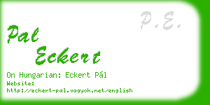 pal eckert business card